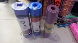 Photo - High-Density Exercise Yoga Mat with Multiple Thickness Options