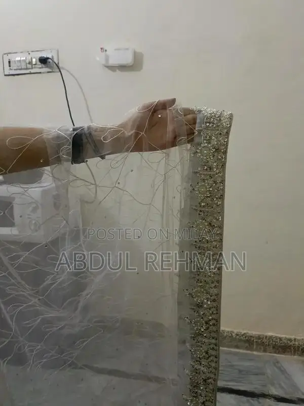 Elegant Walima Maxi Dress with Cancan and Trouser Set