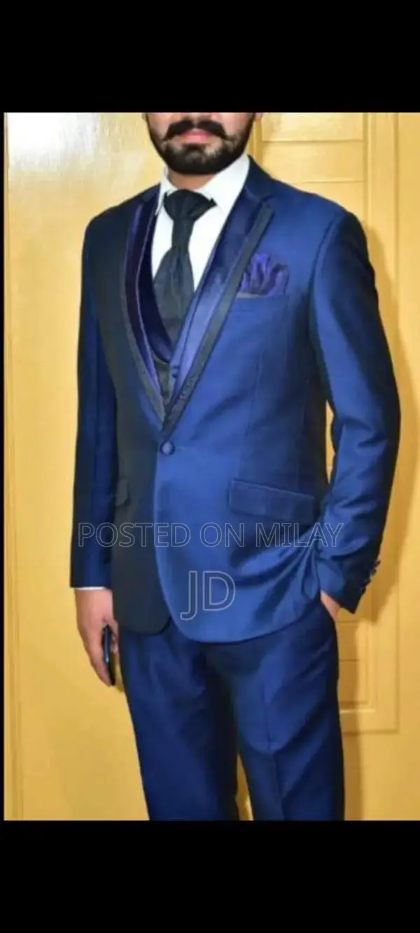 Edenrobe 3-Piece Men's Pentcoat Suit Set