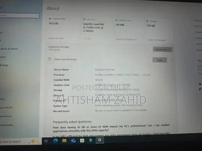 Lenovo ThinkPad i5 7th Gen Laptop - High Performance Ultrabook