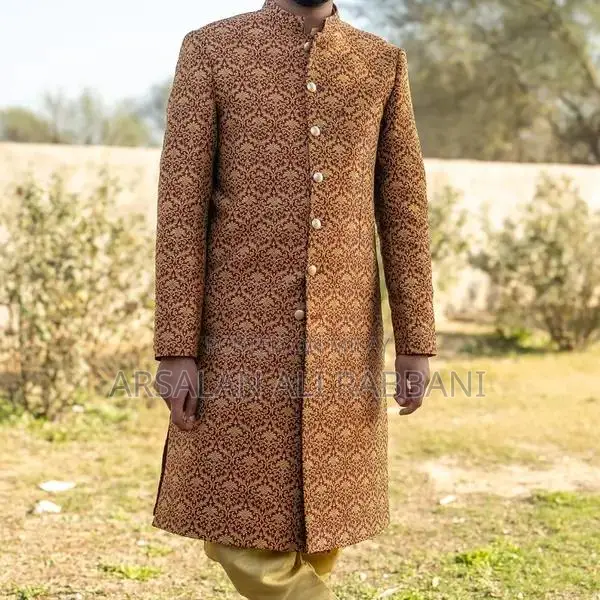 Men's Premium Groom Sherwani with Inner Suit Set