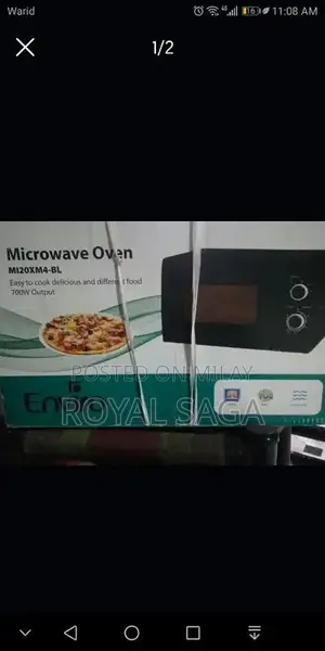 Photo - 20L Black Enviro Microwave Oven - Compact Kitchen Appliance
