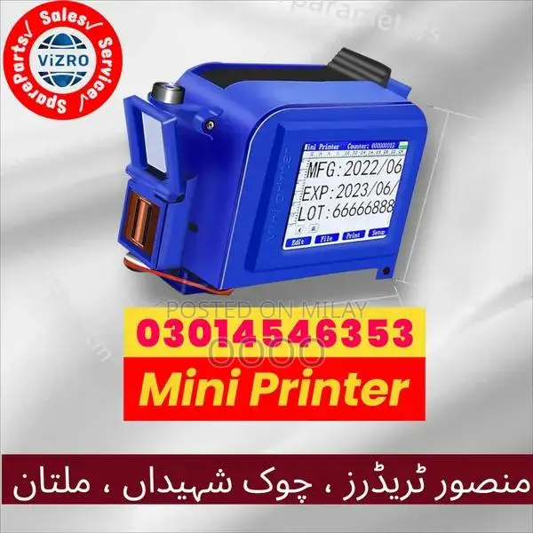 Industrial Inkjet Mini Expiry Date Coding Machine