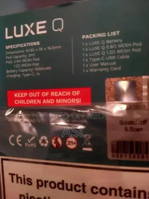 Vaperesso Luxe Q Portable Pod Vaping System