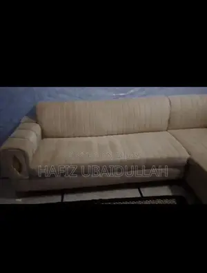 L-Shaped 7-Seater Living Room Sofa Set