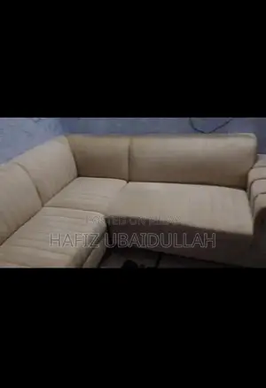 L-Shaped 7-Seater Living Room Sofa Set