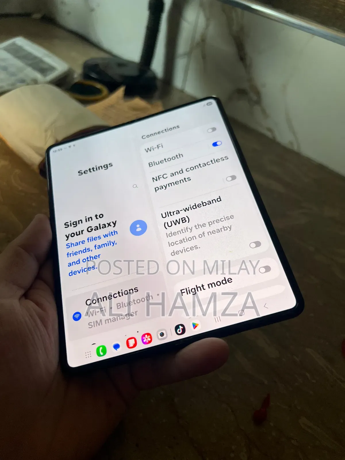 New Samsung Galaxy Z Fold3 5G 512 GB Blue