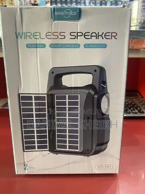 Photo - Wireless Solar Speaker with 4-Inch Driver GTS-1767