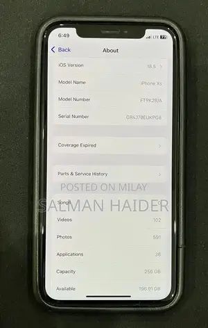 Apple iPhone XS 256GB Rose Gold Smartphone