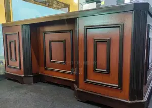 Photo - Wooden Office Table with Matching Chair - Home Office Furniture Set