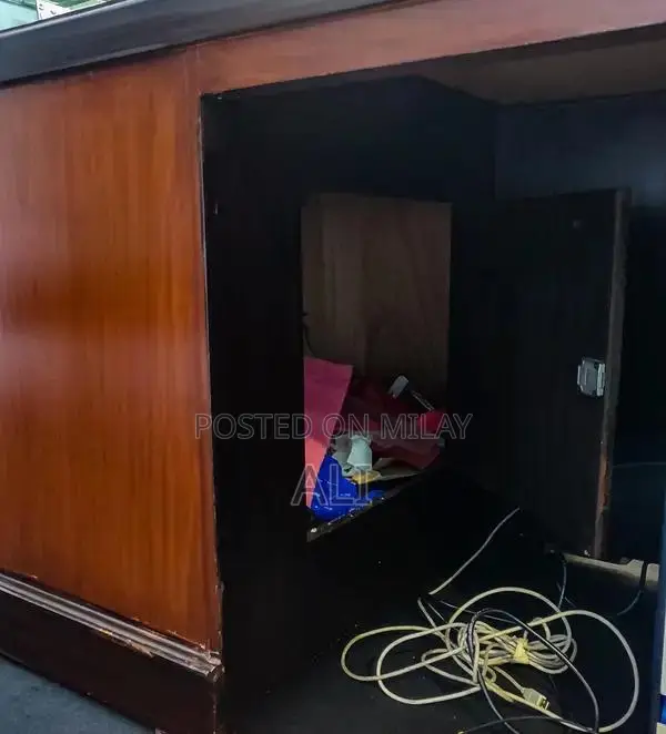 Wooden Office Table with Matching Chair - Home Office Furniture Set