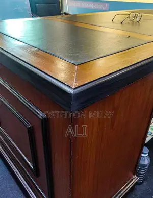 Wooden Office Table with Matching Chair - Home Office Furniture Set