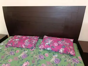 Modern King Bed Frame with Matching Side Tables