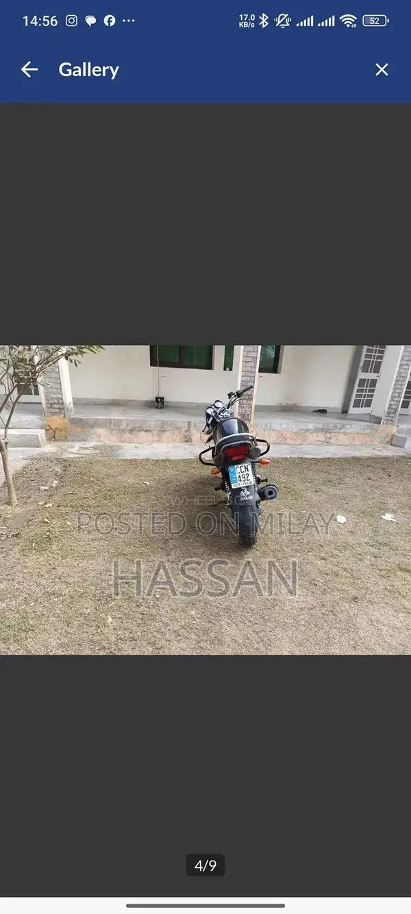 YBR 125G Motorcycle - Grey Urban Commuter Bike