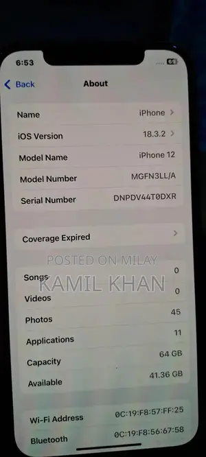 Apple Smartphone with Original Packaging, Excellent Condition