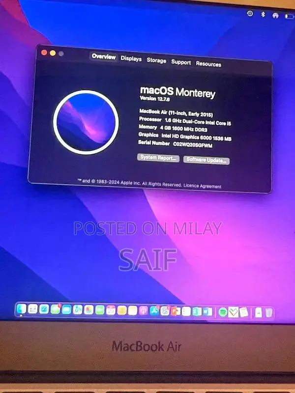 Apple MacBook Air Ultra-Slim Lightweight Laptop