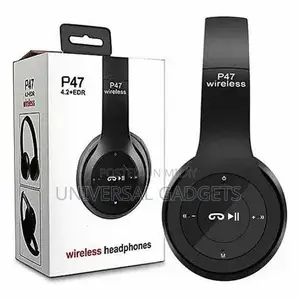 P47 Wireless Over-Ear Stereo Headphones with Random Color Options