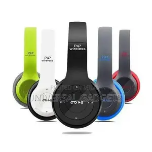 P47 Wireless Over-Ear Stereo Headphones with Random Color Options