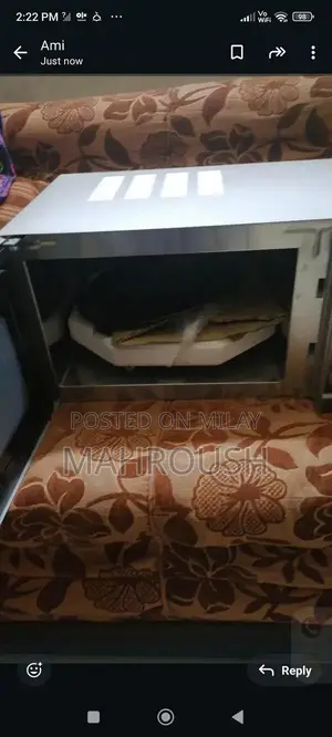 Compact Kitchen Microwave Appliance for Quick Heating