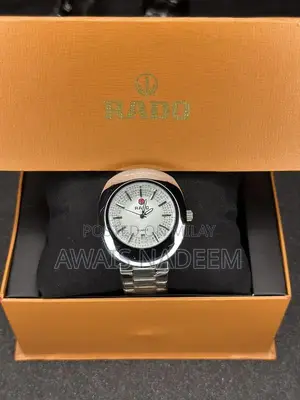 Rado Men's Silver Luxury Watch with Original Packaging
