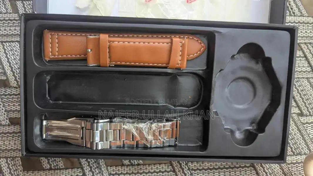 Gently Used Silver Watch, Slightly Oversized, Imported from Saudi Arab