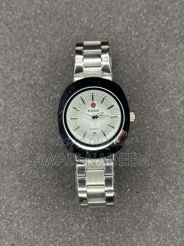 Rado Men's Silver Luxury Watch with Original Packaging