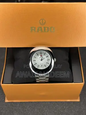 Rado Men's Silver Luxury Watch with Original Packaging