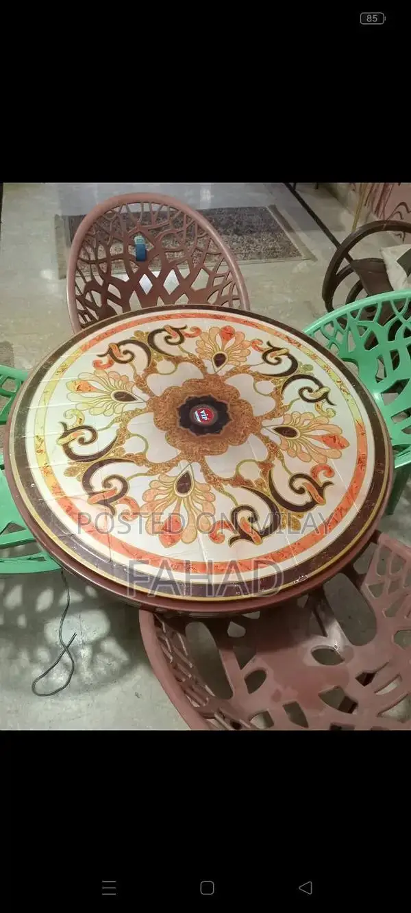 Plastic Table and Chairs Set for Indoor or Outdoor Use