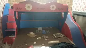 Photo - Triple Kids Bed with Safety Stairs and Slide