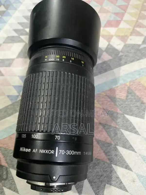 Nikkon Professional DSLR Camera with Multiple Lenses