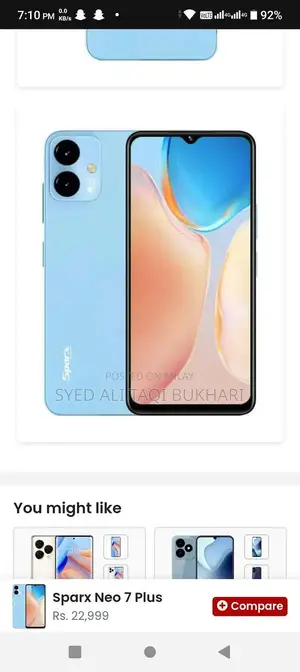 Mobile Phone with Box and Charger in Good Condition