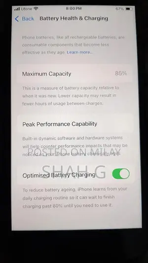 Apple iPhone SE Smartphone with Good Battery Health