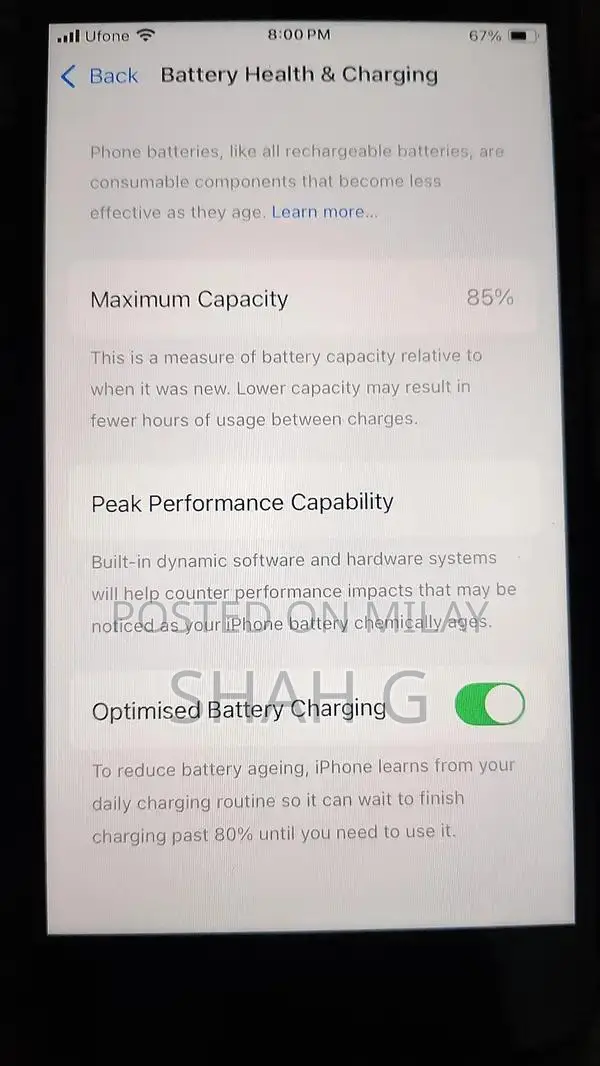 Apple iPhone SE Smartphone with Good Battery Health