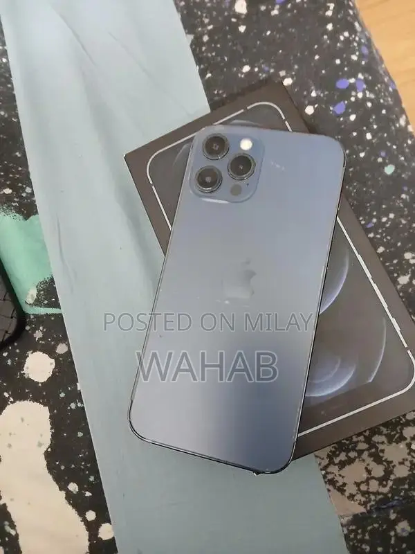 iPhone 12 Pro Max 256GB Unlocked Smartphone Blue