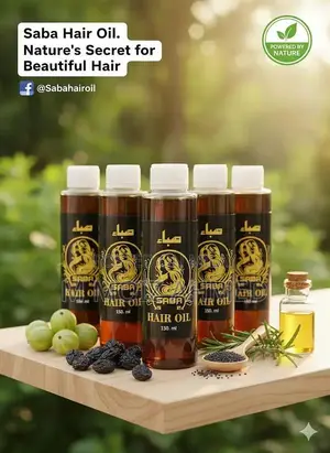 Photo - Saba Nourishing Hair Oil for All Hair Types