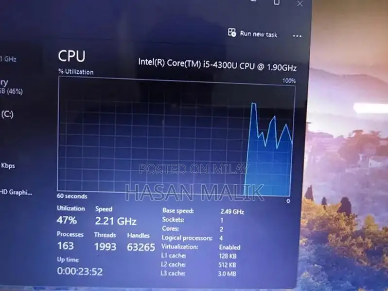 Lenovo X1 Carbon Business Laptop Core i5 8GB RAM 128GB SSD