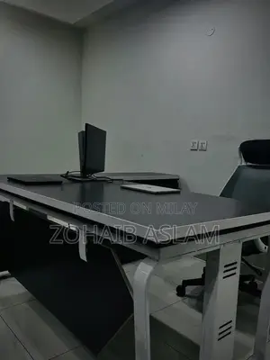 Modern Office Executive Desk with Side Table - 6 Feet