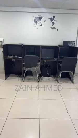 Photo - Office Furniture Set: Cabins, Chairs, and Table