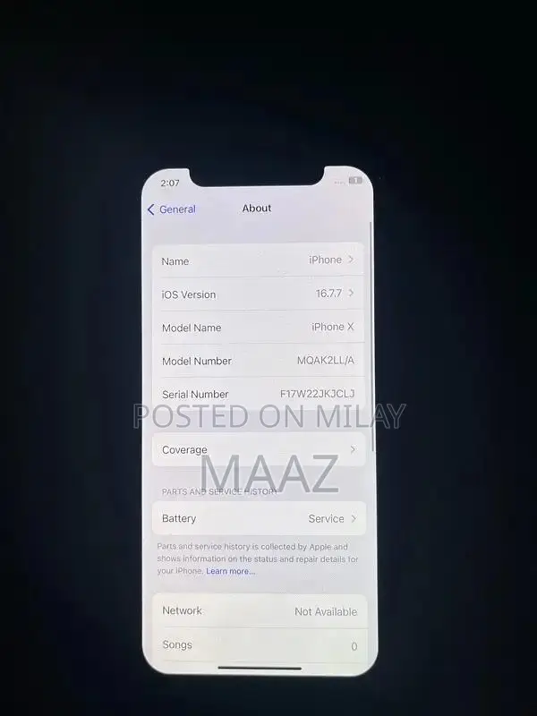 64GB iPhone X PTA Approved Smartphone