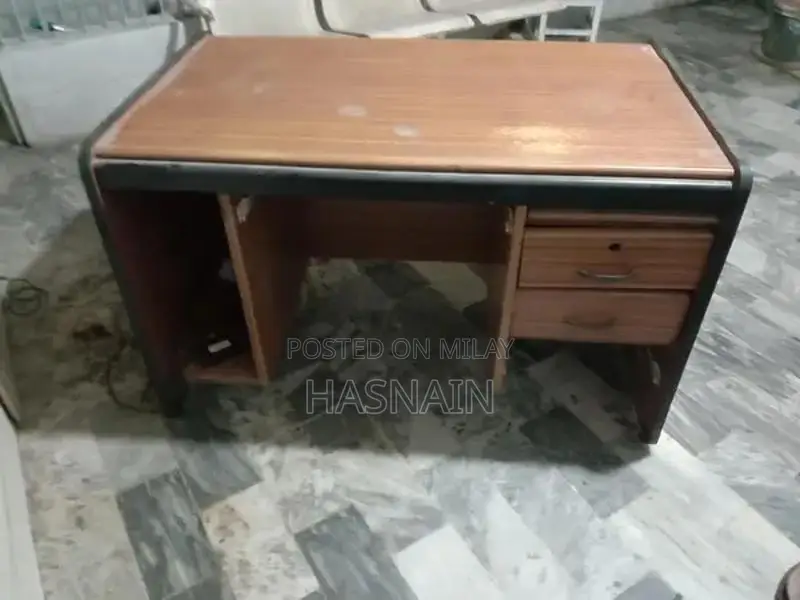 Office Table with Matching Chairs - Modern Workspace Set