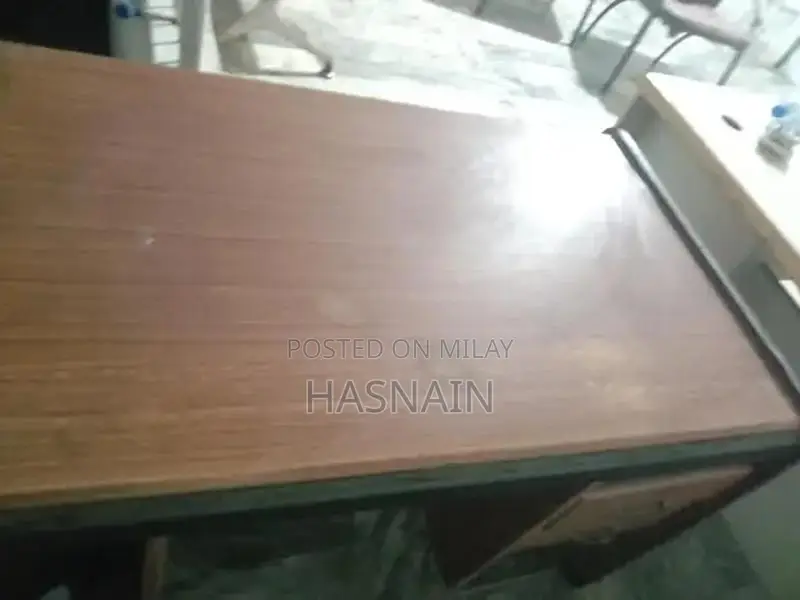 Office Table with Matching Chairs - Modern Workspace Set