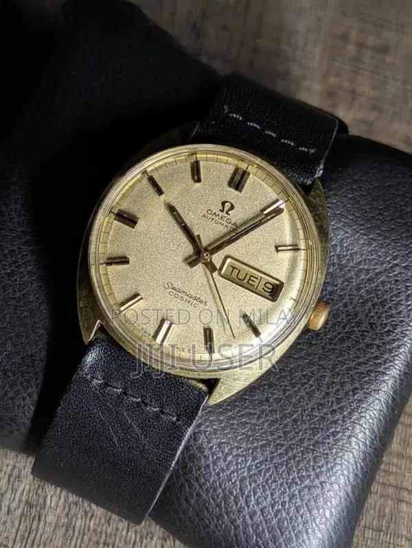 Vintage Omega Seamaster Cosmic 36mm Gold Automatic Watch