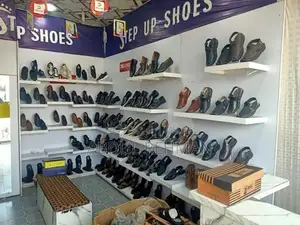 Shoe Store Display Rack for Retail Footwear Presentation