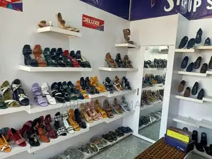 Shoe Store Display Rack for Retail Footwear Presentation