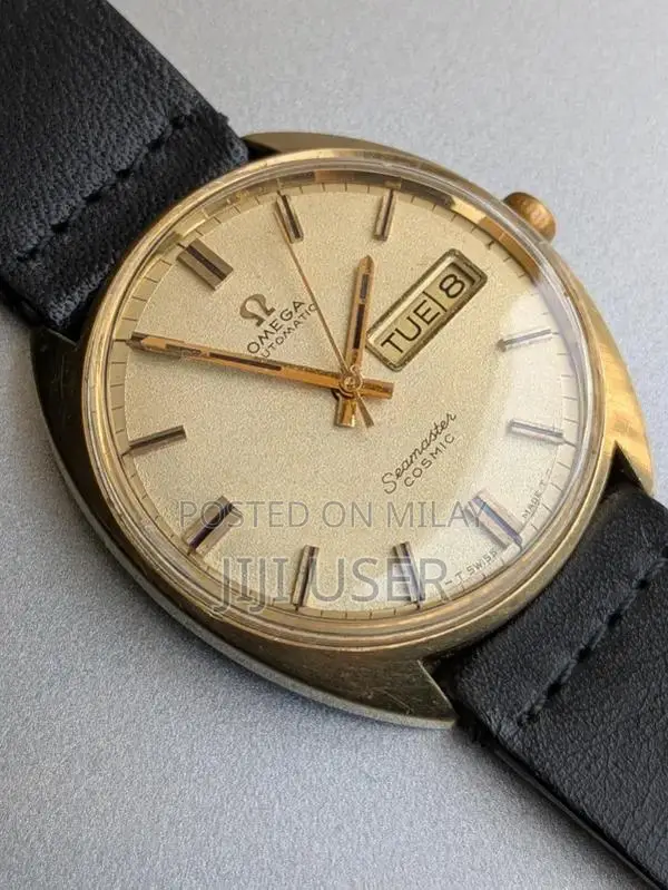 Vintage Omega Seamaster Cosmic 36mm Gold Automatic Watch