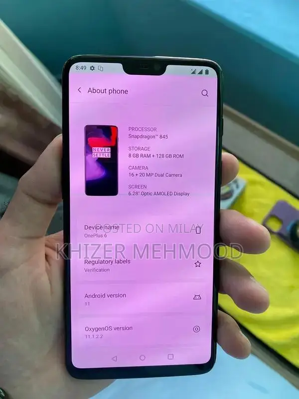 OnePlus 6 Gaming Smartphone High Performance Device
