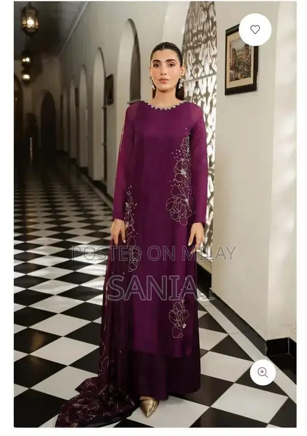 Lulusar Brand Shirt with Sharara and Organza Dupatta Set