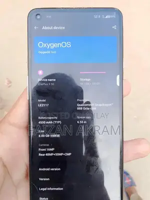 OnePlus 9 5G Smartphone - 8GB RAM 128GB Storage
