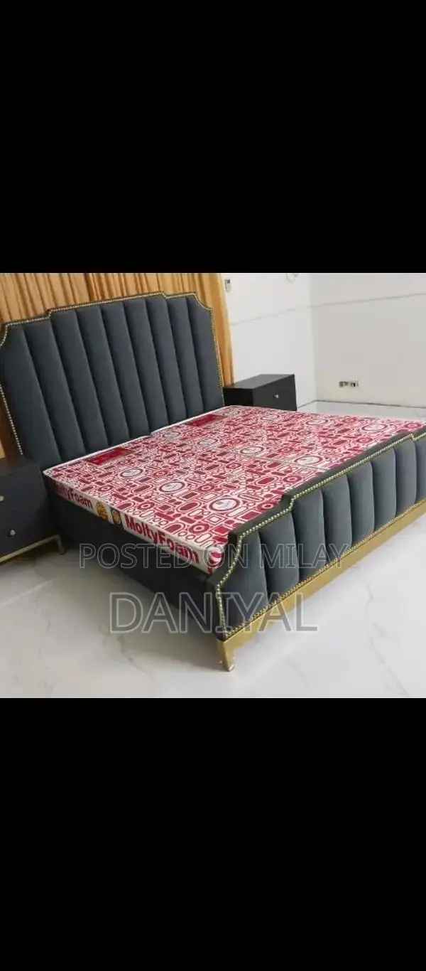 Sturdy Wooden Master Bed Frame in Excellent Condition