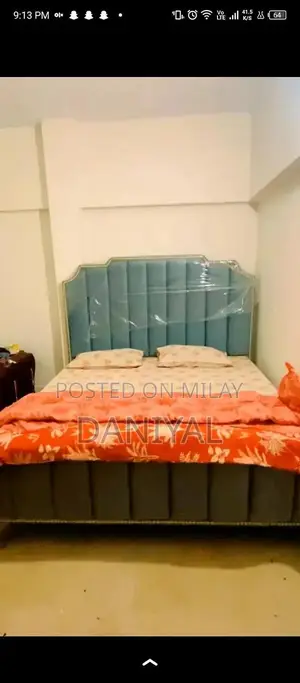 Sturdy Wooden Master Bed Frame in Excellent Condition